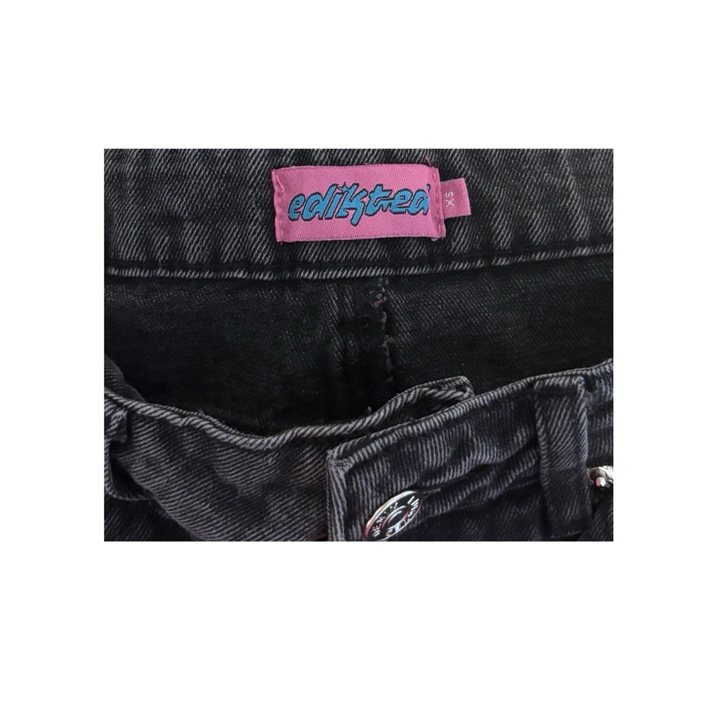 Edikted Bow Pocket Wide Leg Jeans - Picture 5 of 5